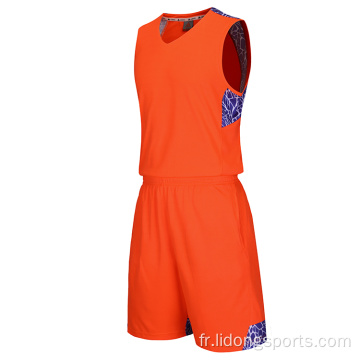 Tops et shorts pour l&#39;équipe de basket-ball pour hommes